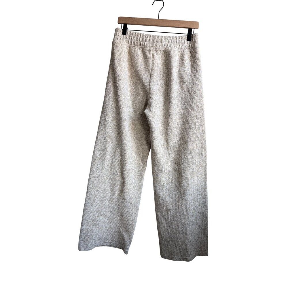 Offline by Aerie Marbled Cream Snowday Wide Leg Pants Size Medium - Picture 6 of 8